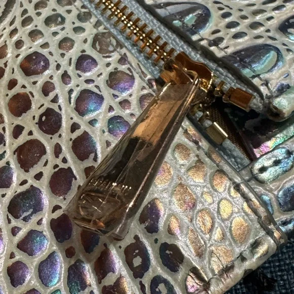 Brahmin Ady Wonderland wallet in Iridescent Croc-Embossed Wallet - Picture 3 of 7